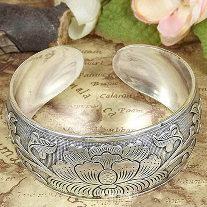 Peony Cuff Bracelet